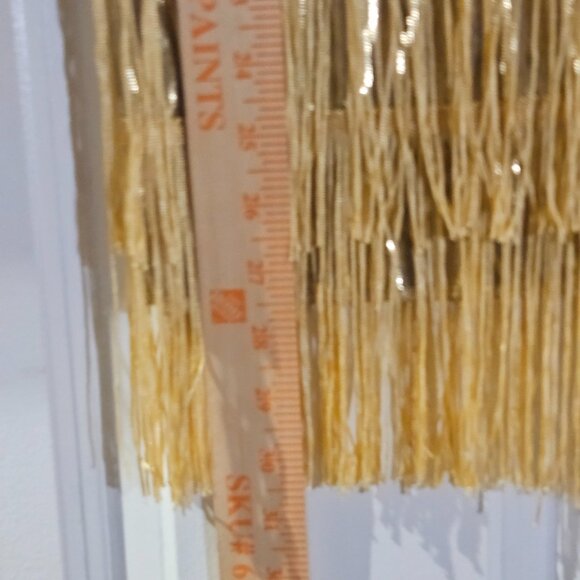 Flapper Dress Girls Size M (7-9) Gold Halloween New Years Eve Play Costume 1920s - Picture 4 of 7